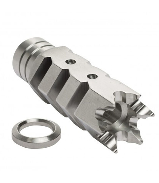 ATI Outdoors AR-15 Steel Shark Muzzle Brake, 5.56 NATO/.223