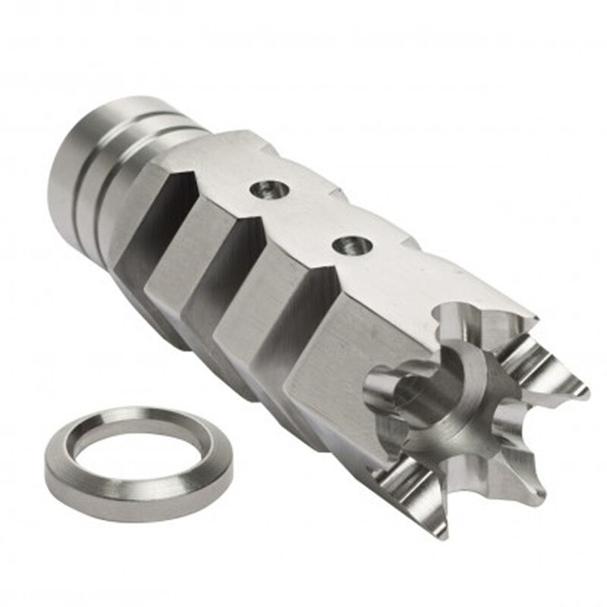 ATI AR-15 Shark Muzzle Brake w/Crush Washer - .223/5.56 NATO 1