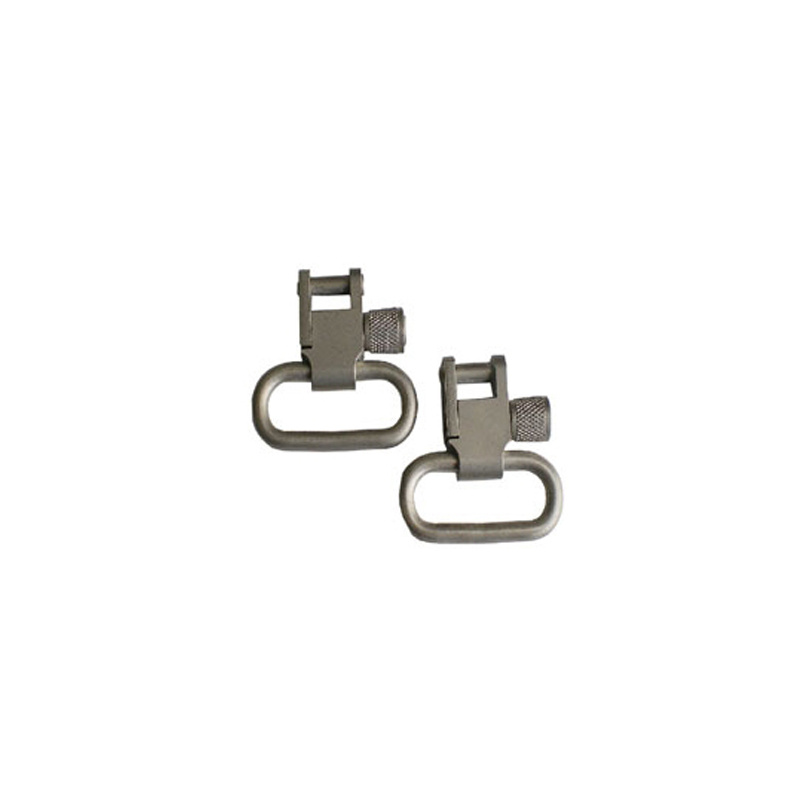 Grovtec Grovtec GTSW-04 Locking Swivels 1 1/4" Sling Pair Nickel Plated Grovtec Grovtec GTSW-04 Locking Swivels 1 1/4" Sling Pair Nickel Plated