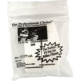 The Professionals Choice The Professionals Choice 17/177 Cal Cleaning Patch Qty 200 The Professionals Choice The Professionals Choice 17/177 Cal Cleaning Patch Qty 200