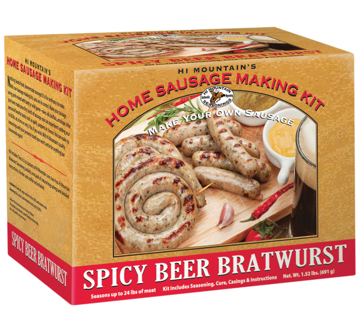Hi Mountain Seasonings Hi Mountain Spicy Beer Bratwurst Sausage Making Kit