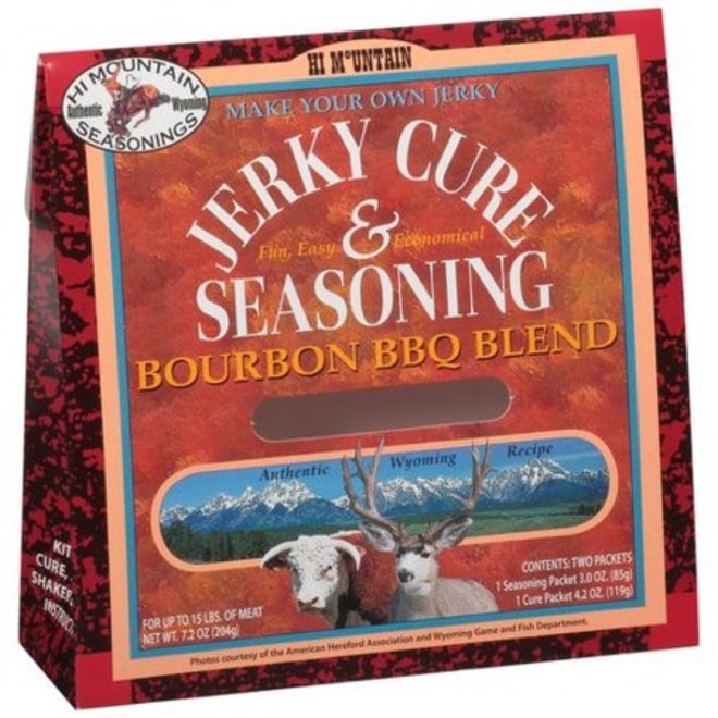 Hi Mountain Jerky Cure Bourbon BBQ Blend Corlane Sporting Goods Ltd.