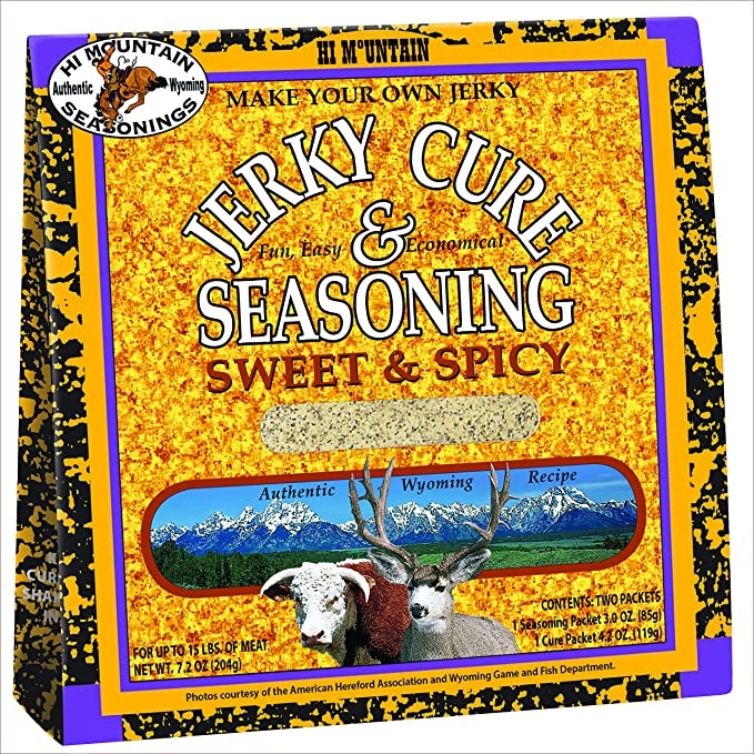 Hi Mountain Seasonings Hi Mountain Jerky Cure Sweet & Spicy Hi Mountain Seasonings Hi Mountain Jerky Cure Sweet & Spicy
