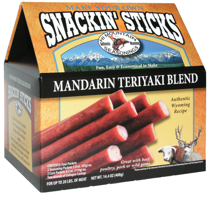 Hi Mountain Seasonings Hi Mountain Snackin' Sticks Mandarin Teriyaki Hi Mountain Seasonings Hi Mountain Snackin' Sticks Mandarin Teriyaki