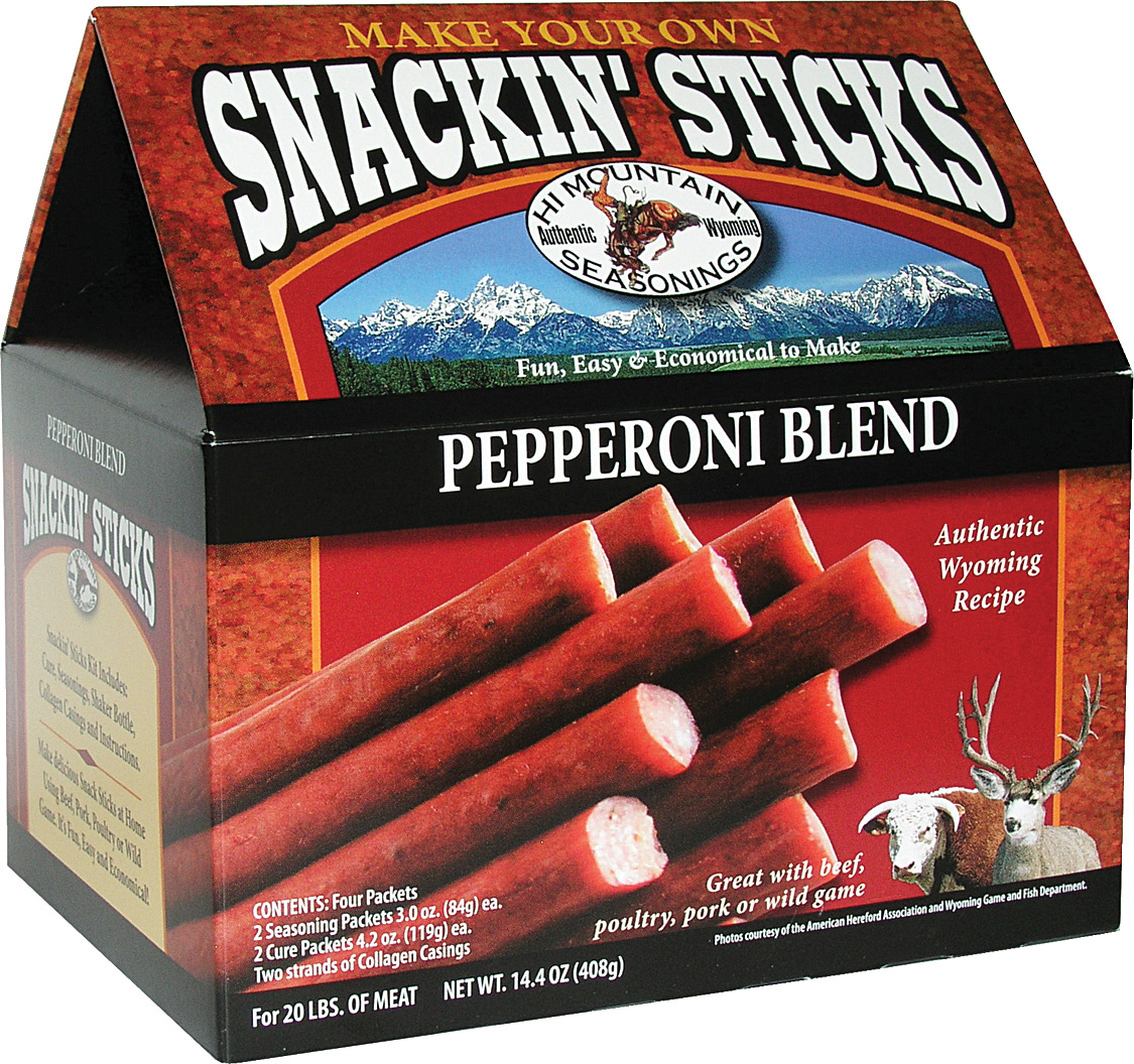 Hi Mountain Seasonings Hi Mountain Snackin' Sticks Pepperoni Hi Mountain Seasonings Hi Mountain Snackin' Sticks Pepperoni