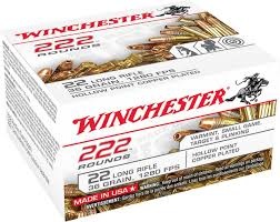 Winchester Winchester 22LR 36gr 222 Rounds Winchester Winchester 22LR 36gr 222 Rounds