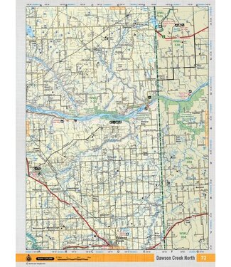 Backroad Mapbooks Backroad Maps Topo Northern BC Dawson Creek