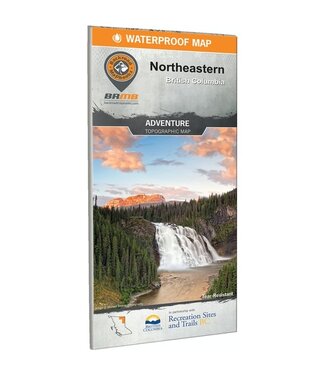 Backroad Mapbooks Northeast BC Waterproof Adventure Topo 1st Edition Map