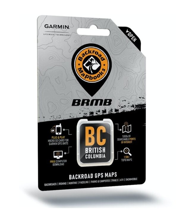 Backroad Mapbooks Backroad GPS Maps BC SD Card