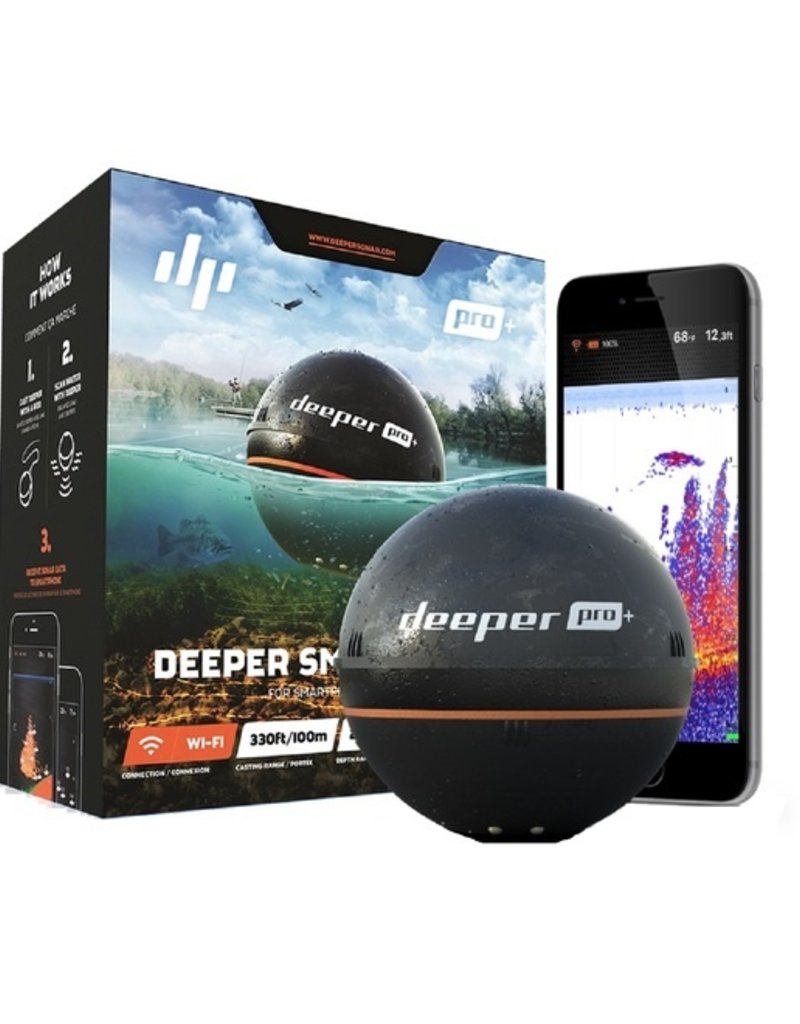 Deeper Smart Sonar Pro+ Wireless Fish Finder - Corlane Sporting