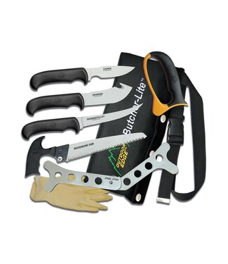 Outdoor Edge BL 1 Butcher Lite 8pc Roll Pak Apron/Belt Scabbard