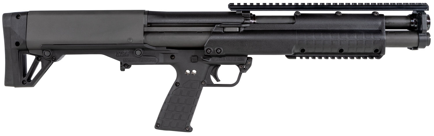 Kel-Tec Kel-Tec KSG Black Tactical Shotgun 12GA - Pump - 18.5" - 12 Rd Kel-Tec Kel-Tec KSG Black Tactical Shotgun 12GA - Pump - 18.5" - 12 Rd
