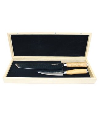 Route 83 Holiday Set Classic Brisket 10 & Boning Knives Olive