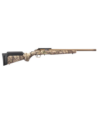 Ruger American Rimfire 22LR  Bolt  18in  10+1 Go Wild Burnt Bronze