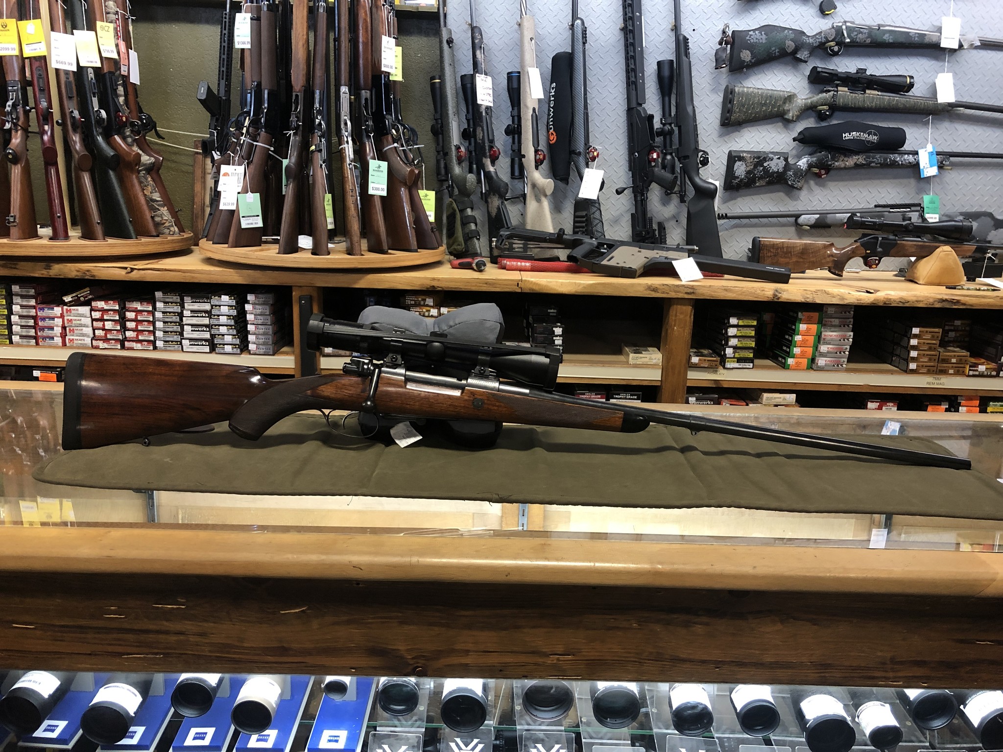 Mauser Custom 98 Mauser 8x68S w/ Swarovski Z3 3-10x42 - BRH & Accessories G#3661 Mauser Custom 98 Mauser 8x68S w/ Swarovski Z3 3-10x42 - BRH & Accessories G#3661