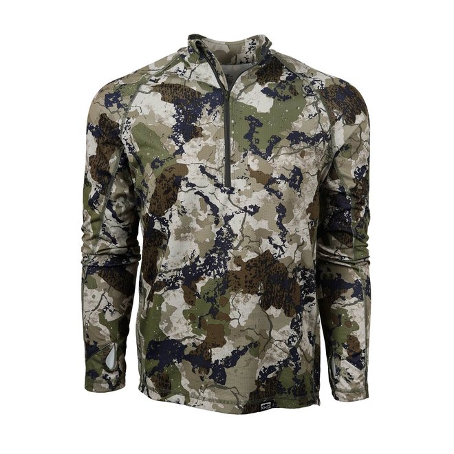 King�s Camo XKG Elevation 1/4 Zip Tee XK7 Camo Corlane Sporting Goods