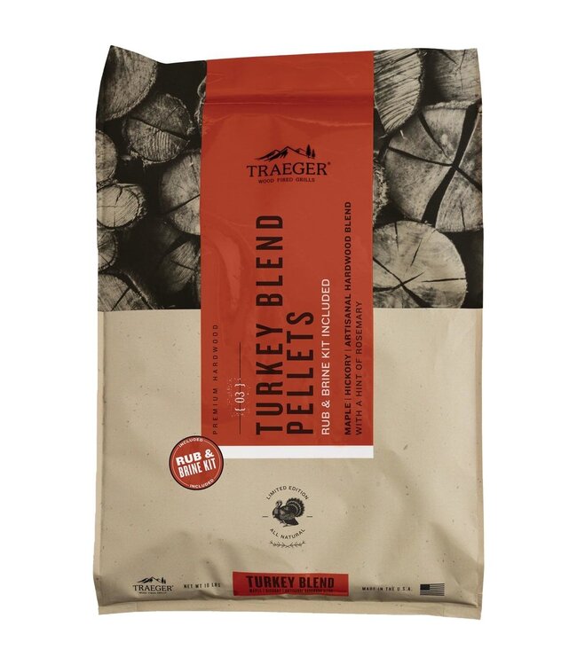 Traeger 18 Lb Turkey Pellet & Brine Kit