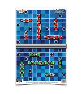 Birchwood Casey Battle at Sea Target 12" x 18" Pack of 8