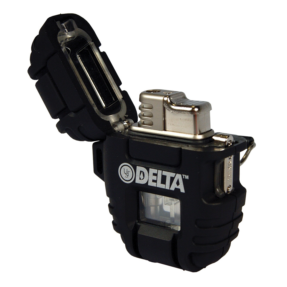 Ultimate Survival Technologies Delta Stormproof Lighter - Black Ultimate Survival Technologies Delta Stormproof Lighter - Black