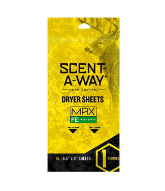 Hunters Specialties Scent-A-Way Fresh Earth Dryer Sheets