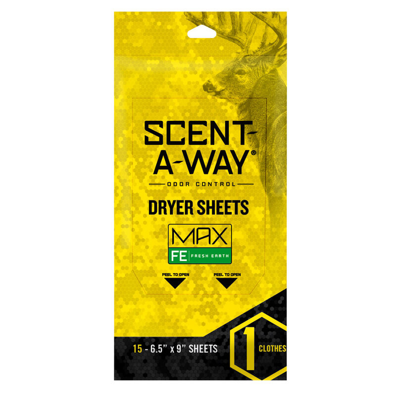 Hunters Specialties Hunters Specialties Scent-A-Way Fresh Earth Dryer Sheets Hunters Specialties Hunters Specialties Scent-A-Way Fresh Earth Dryer Sheets