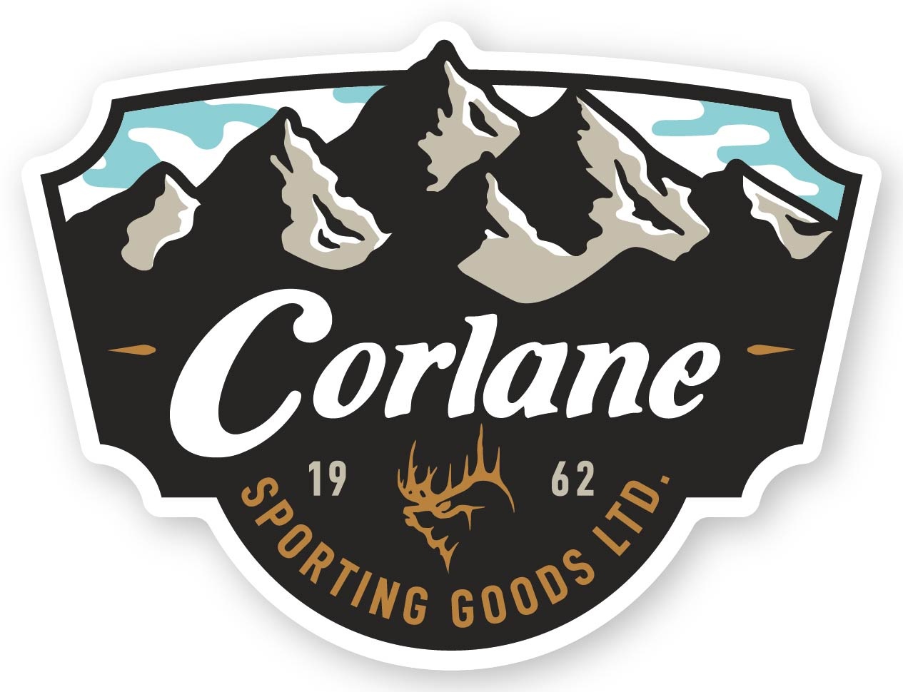 Corlane Blue Mountain Sticker