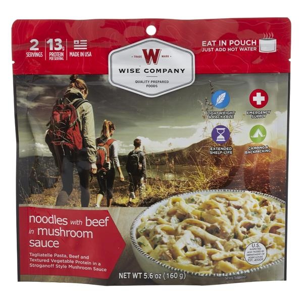 Readywise Noodles w/ Beef in Mushroom Sauce Readywise Noodles w/ Beef in Mushroom Sauce