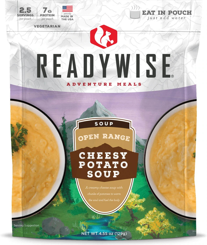 Ready Wise Open Range Cheesy Potato Soup Ready Wise Open Range Cheesy Potato Soup