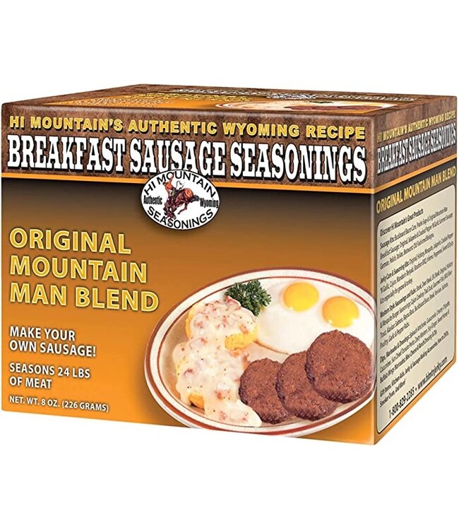 Hi Mountain Seasonings Hi Mountain 054 Original Mountain Man Breakfast Sausage Seasoning Making Kit