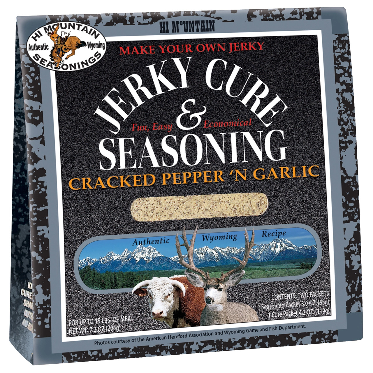 Hi Mountain Seasonings Hi Mountain Cracked Pepper 'N Garlic Blend Jerky Kit Hi Mountain Seasonings Hi Mountain Cracked Pepper 'N Garlic Blend Jerky Kit