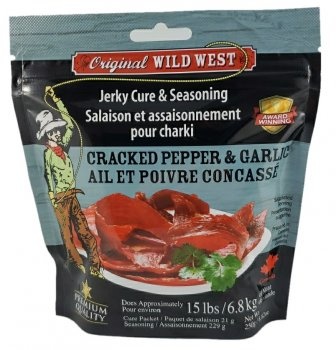 Wild West Seasonings Original Wild West Jerky Cure and Seasoning, Pepper Wild West Seasonings Original Wild West Jerky Cure and Seasoning, Pepper