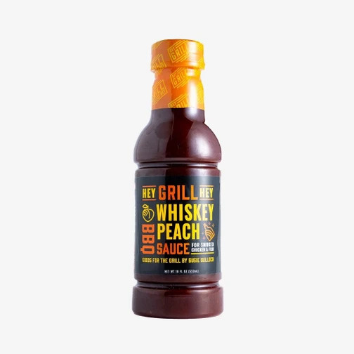 Hey Grill Hey Whiskey Peach BBQ Sauce Hey Grill Hey Whiskey Peach BBQ Sauce
