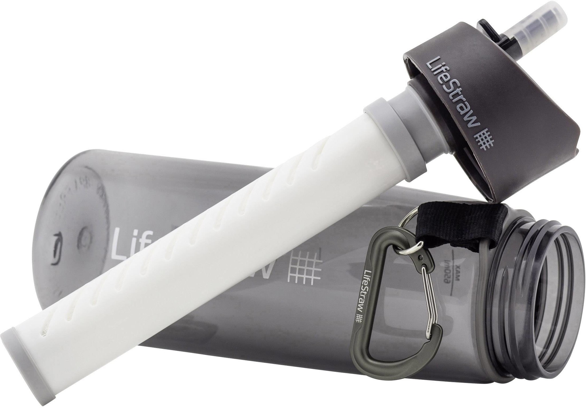 Lifestraw Lifestraw Go w/ 2 Stange Filtration Grey Lifestraw Lifestraw Go w/ 2 Stange Filtration Grey