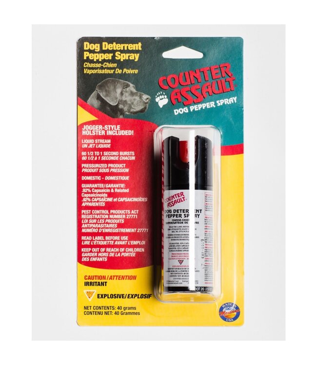 Counter Assault Counter Assault Dog Spray 40g w/ Jogging Holster