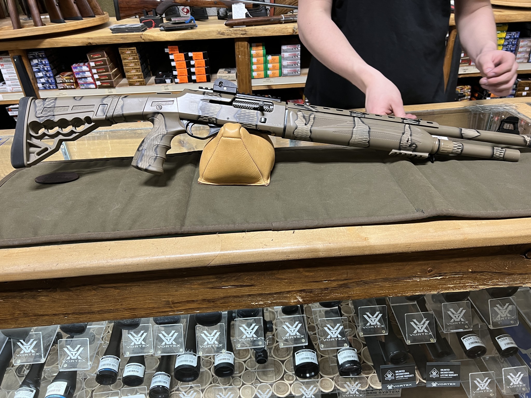 Revolution Armory Revolution Armory Tactical Turkey 12GA - Semi Auto - 20" - 5+1 Rd Synthetic Snake Revolution Armory Revolution Armory Tactical Turkey 12GA - Semi Auto - 20" - 5+1 Rd Synthetic Snake