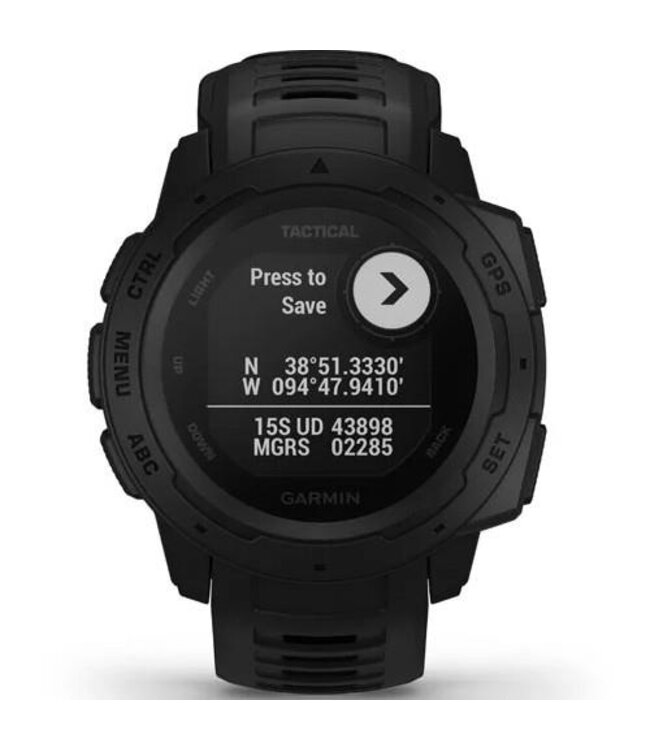 Garmin Garmin Instinct Tactical Edition Rugged GPS Watch with Stealth Mode - Black