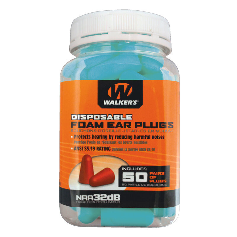 Walker's Walker's Game Ear Foam Ear Plugs 50 Pair Teal Walker's Walker's Game Ear Foam Ear Plugs 50 Pair Teal