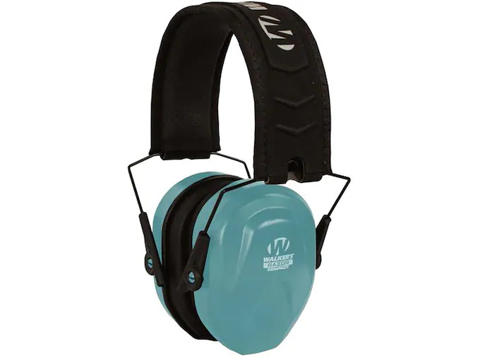 Walker's Walker's Razor Compact Youth and Women's Passive Earmuffs (NRR 23dB) Teal Walker's Walker's Razor Compact Youth and Women's Passive Earmuffs (NRR 23dB) Teal