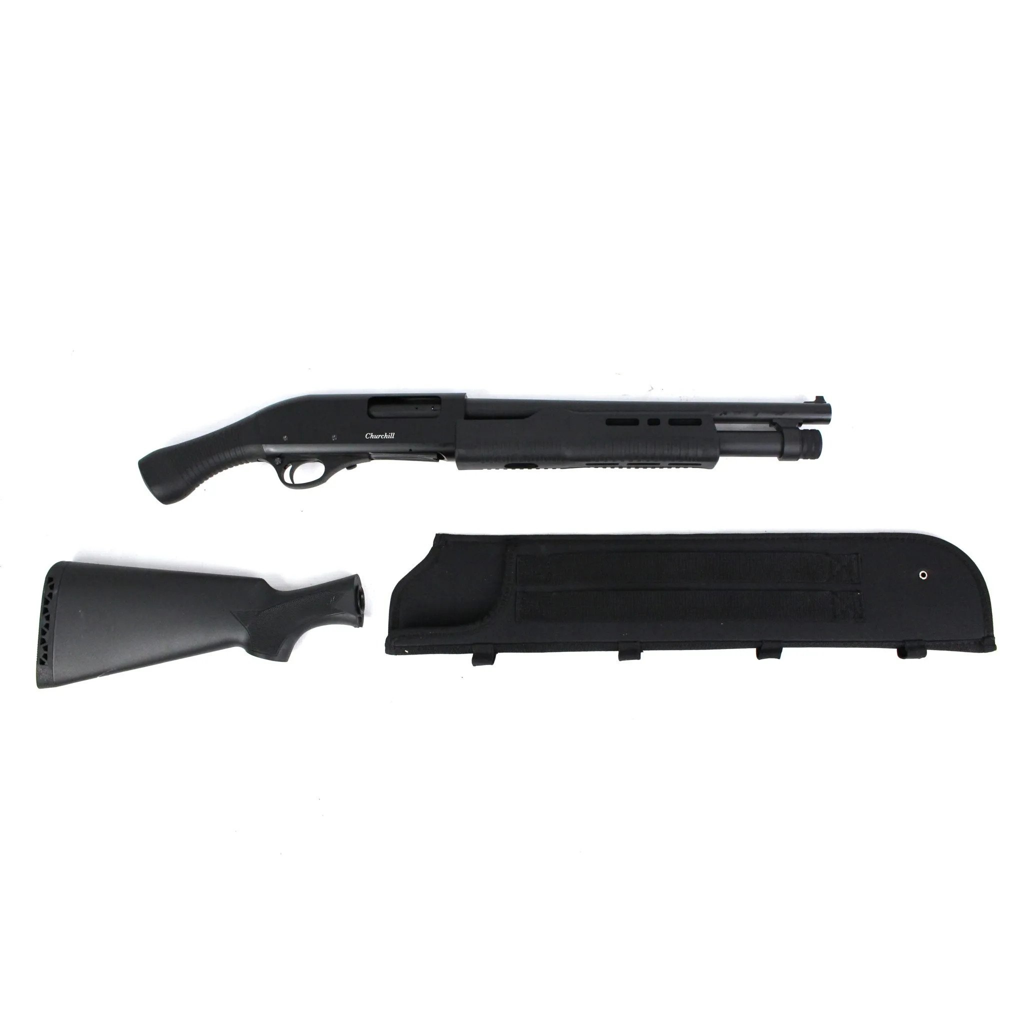 Churchill Churchill 612 Torso Shockwave M-LOK Black 12GA 3" w/ Scabbard Churchill Churchill 612 Torso Shockwave M-LOK Black 12GA 3" w/ Scabbard