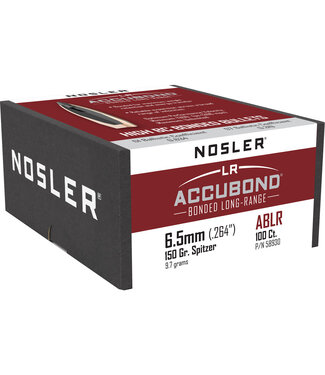 Nosler ABLR 6.5mm 150gr Spitzer 100ct