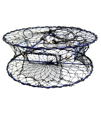 Promar TR-632A Heavy Duty Collapsible Crab Pot 3 Tunnel With Hinged Tending Door