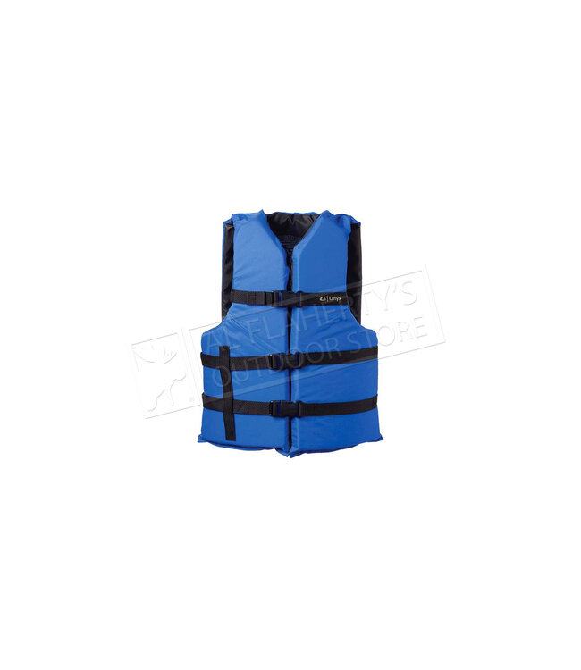 Onyx 103000-500-004-12 General Purpose Life Vest Adult PFD, Blue