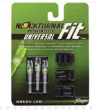 Launchpad Nockturnal Lighted Nocks 3 Pack Green