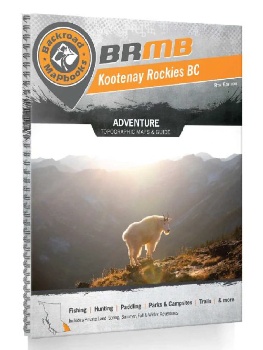 Backroad Mapbooks Backroad Mapbooks Kootenay Rockies BC Adventure 8th Edition Book