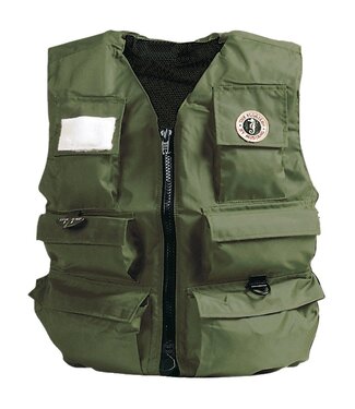Mustang Survival Mustang Fisherman Manual Inflatable Life Vest (Olive) XL