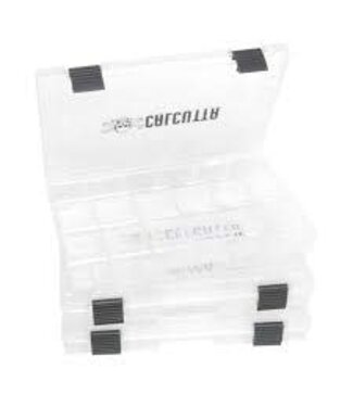 Calcutta C2LTT-3600 3pk 3600 Clear 2-Latch Tackle Tray