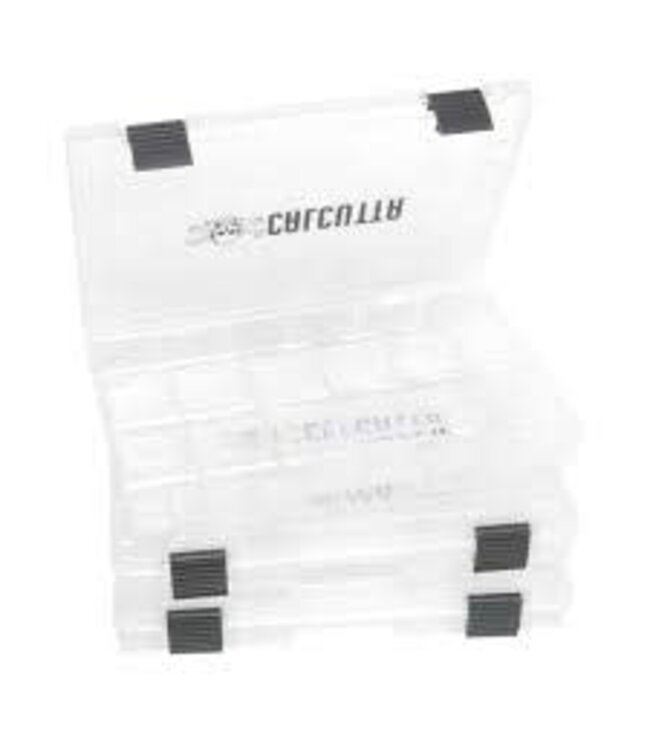 Calcutta C2LTT-3600 3pk 3600 Clear 2-Latch Tackle Tray