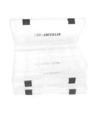 Calcutta C2LTT-3700 3pk 3700 Clear 2-Latch Tackle Tray