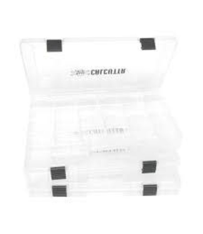 Calcutta C2LTT-3700 3pk 3700 Clear 2-Latch Tackle Tray