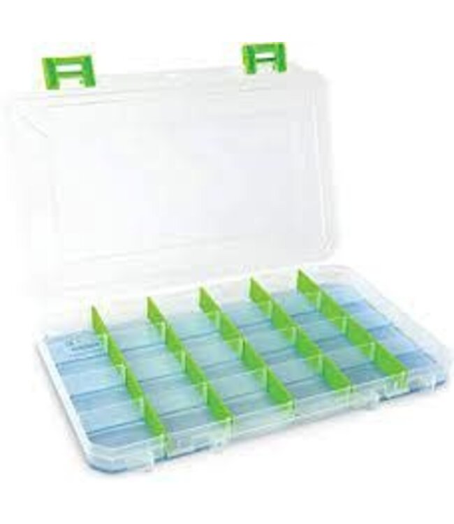 Lure Lock Large Box- 4 Cavity with Ocean Blue/ green accent